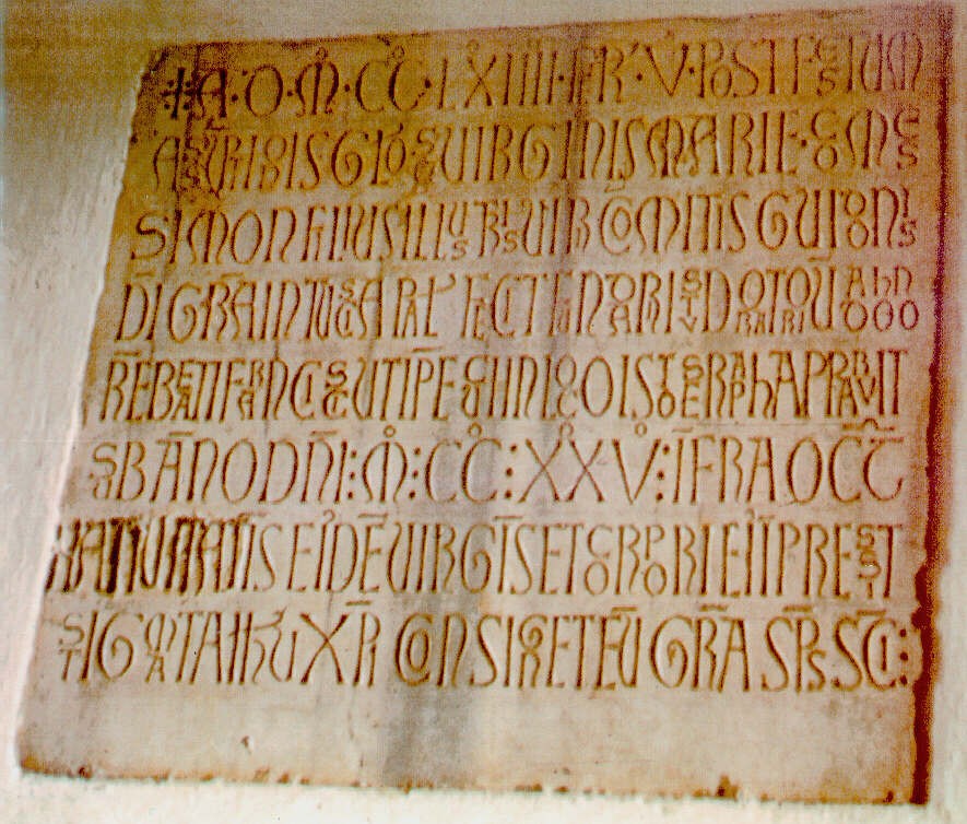 Inschrift La Verna
